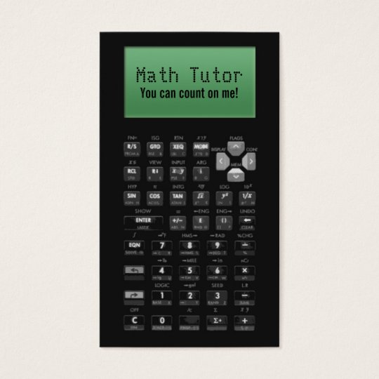 Math Tutor Business Cards | Zazzle.com