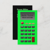 Math Tutor Business Cards (Front/Back)