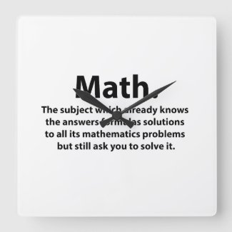 Math Typography Funny Math 