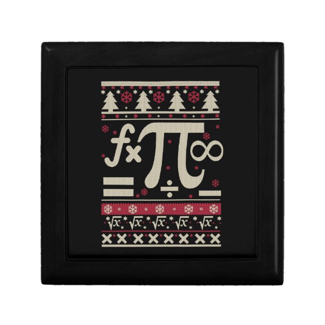 Math Ugly Christmas Gift Box (Front)