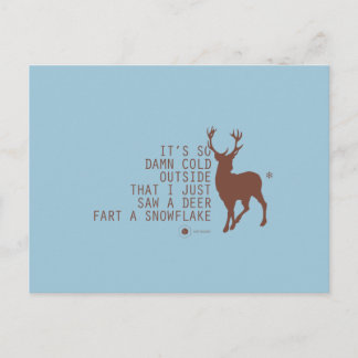 MATH WEAR — COLD ™ POSTCARD