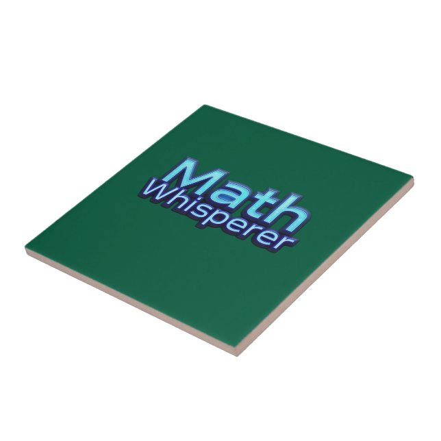 Math Whispere Ceramic Tile (Side)