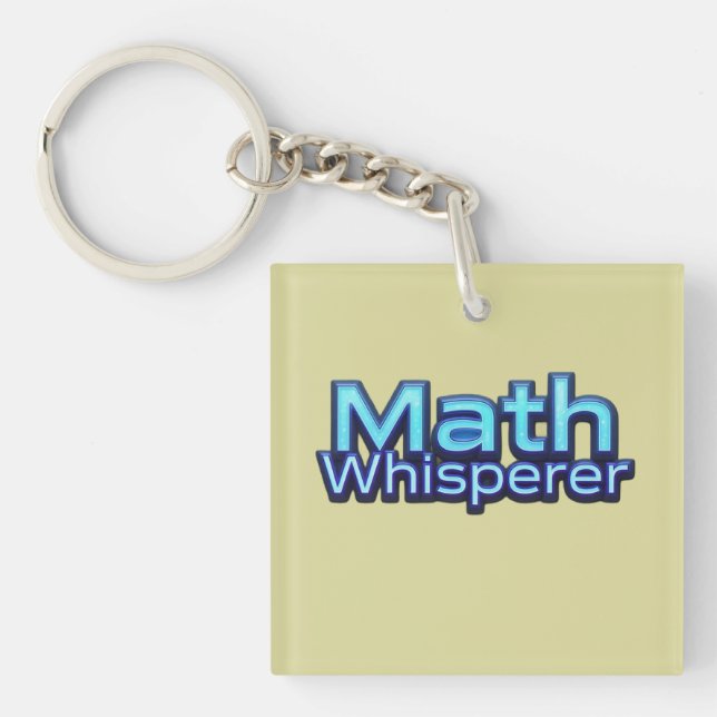 Math Whispere Keychain (Front)