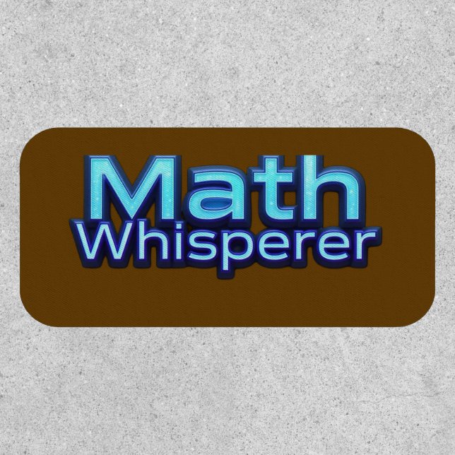 Math Whispere Patch (Front)