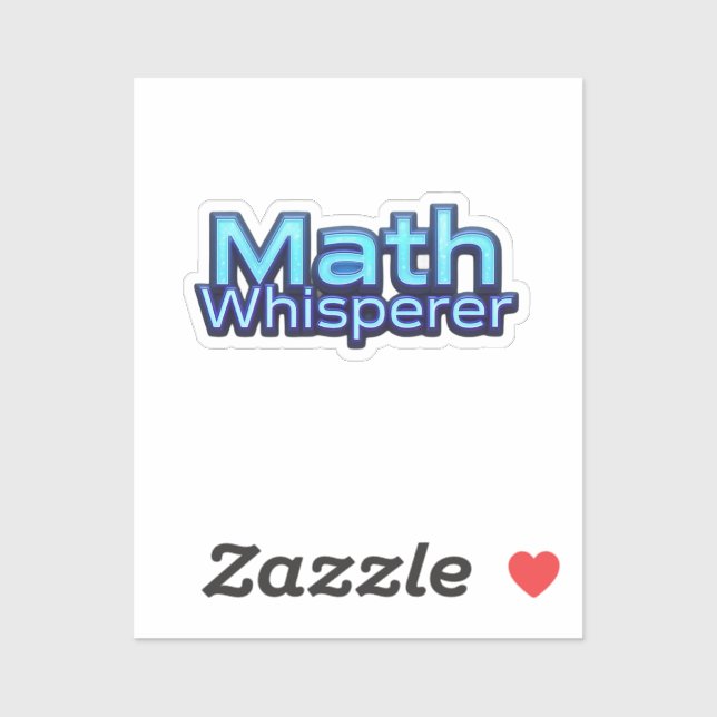 Math Whispere Sticker (Sheet)
