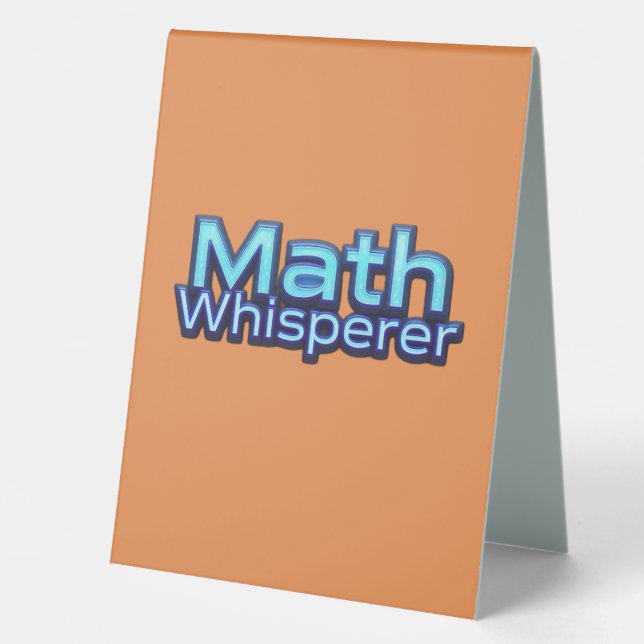 Math Whispere Table Tent (Front)