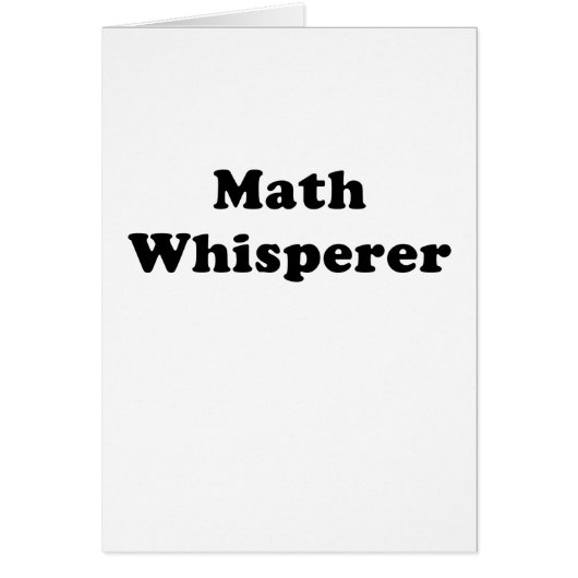 Math Whisperer Cards (Front)