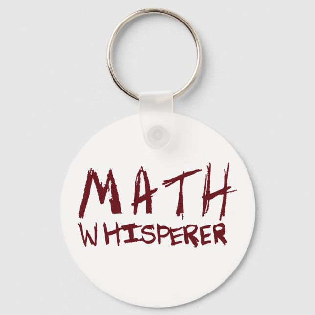 Math Whisperer Keychain (Front)