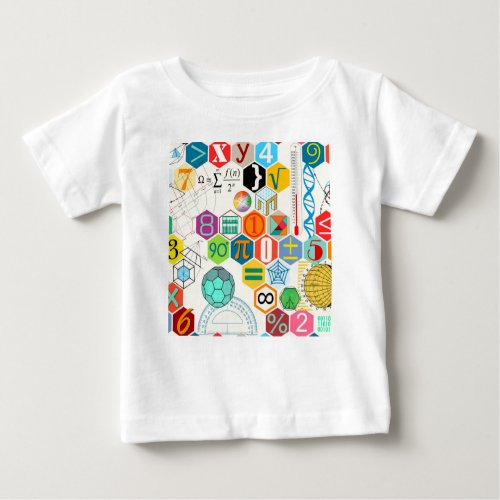 Math white baby T_Shirt