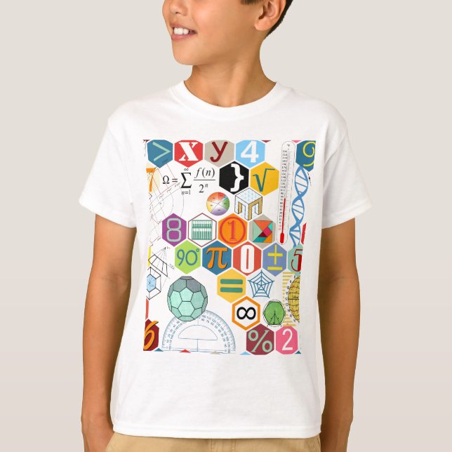 Math (white) T-Shirt (Front)