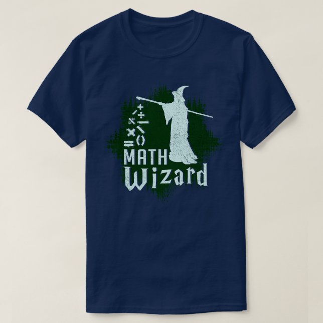 Math Wizard T-Shirt (Design Front)