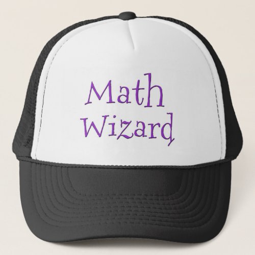 Math Wizard Trucker Hat