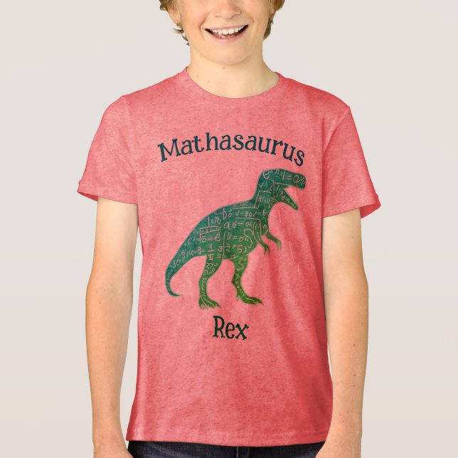 Mathasaurus Rex Tri-Blend Shirt (Front)