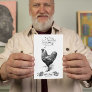 Mathemachicken Funny Math Chicken Pun Joke Postcard