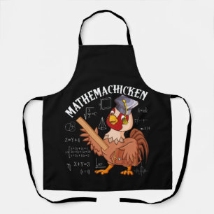Mathemachicken Teacher Math Lovers Chicken Apron