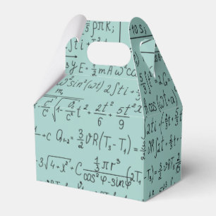Mathematic Lovers, Math Formula, Math Geek Favor Boxes