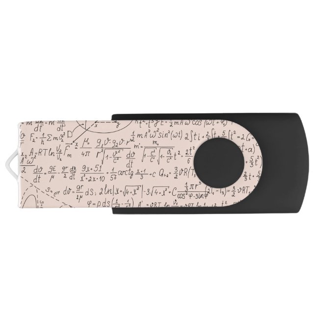 Mathematic Lovers, Math Formula, Math Geek Flash Drive (Back)
