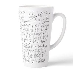 Mathematic Lovers, Math Formula, Math Geek Latte Mug