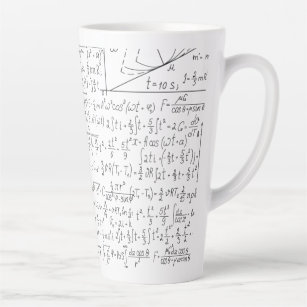 Mathematic Lovers, Math Formula, Math Geek Latte Mug