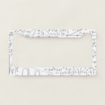 Mathematic Lovers, Math Formula, Math Geek License Plate Frame<br><div class="desc">The perfect Cute Mathematic Lovers, Math Formula, Math Geek, a pattern gift idea for all men, women & kids who loves Math Equation Seamless fabric! Makes an ideal gift for your mom, dad, sister, brother, aunt, uncle, grandma or grandpa & for your love ones for their Wedding Anniversaries, Birthdays, Summer,...</div>