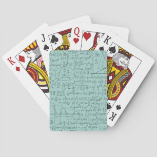 Mathematic Lovers, Math Formula, Math Geek Poker Cards