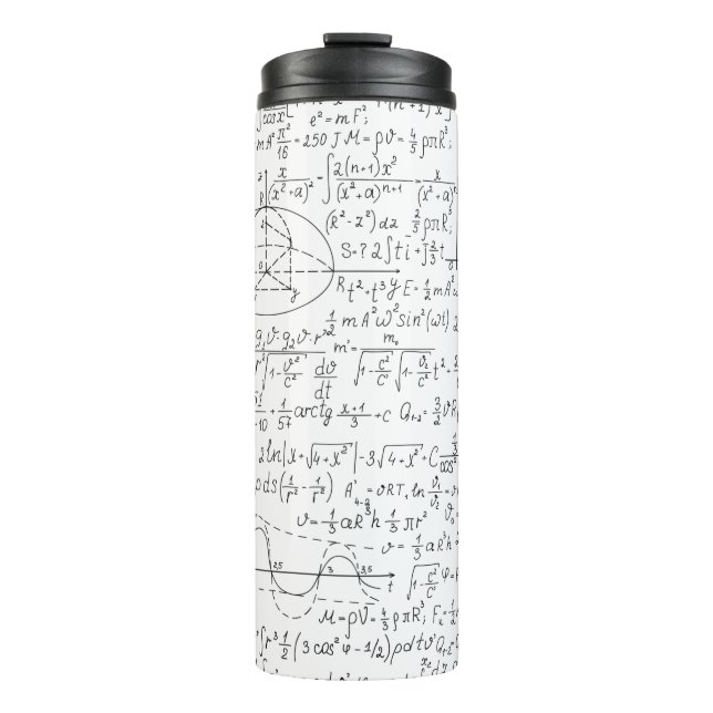 Mathematic Lovers, Math Formula, Math Geek Thermal Tumbler (Front)