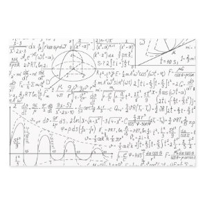 Mathematic Lovers, Math Formula, Math Geek Wrapping Paper Sheets