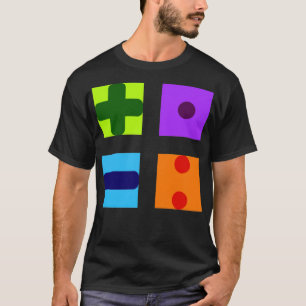 mathematic symbols mathematics maths teacher best T-Shirt
