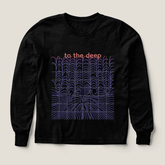 Mathematical Abyss Shirt – Riemann Zeta Function (Design Front)
