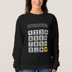 Mathematical Calculator Fancy Dress And Carnival C Sweatshirt
