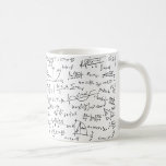 Mathematical Coffee Mug For Math Enthusiasts<br><div class="desc">Fuel your brain and your day with this unique coffee mug featuring a collection of mathematical equations! Ideal for students, teachers, and math lovers, this mug combines functionality with intellectual charm. Whether you're solving equations or simply enjoying your morning coffee, this mug is a thoughtful gift and a daily reminder...</div>