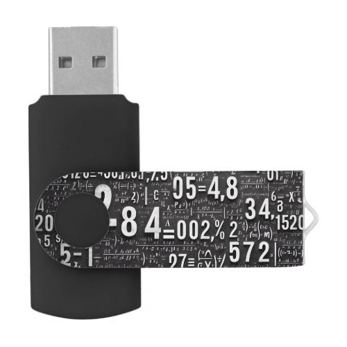 Mathematical Equations Abstract Flash Drive