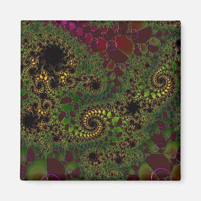"Mathematical Fantasy  - Number Two" Magnet (Front)