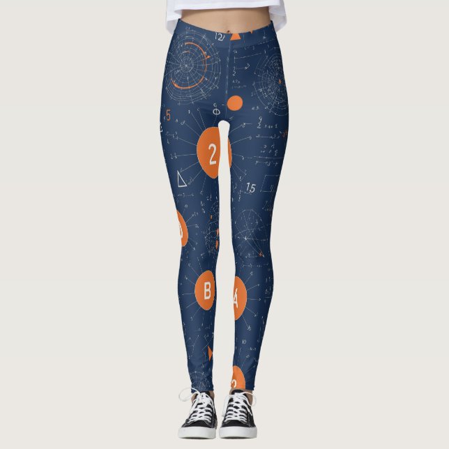 Mathematical formulas leggings (Front)