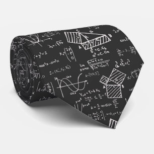 Mathematical Formulas Pattern  Neck Tie