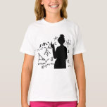 Mathematical  T-Shirt<br><div class="desc">Shadow image of matmaticion and math signs. Great for back to school style.</div>