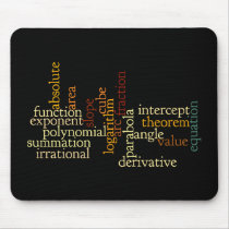 Mathematical Terms Mousepad Mathematical Terms Mousepad
