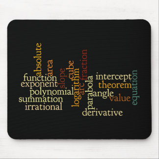 Mathematical Terms Mousepad
