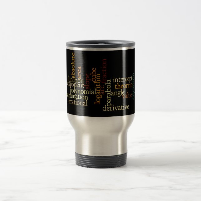 Mathematical Terms Mug (Center)