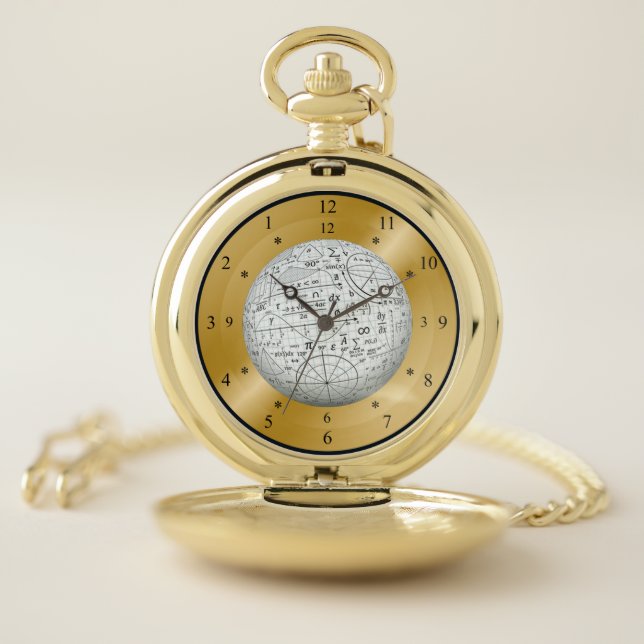 Mathematical World Of Time Travel ~ Pocket Watch (Inside)