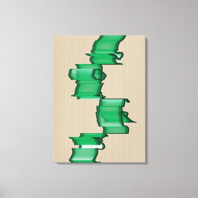 Mathematically Aligned Sculpture  Canvas Print (Front)