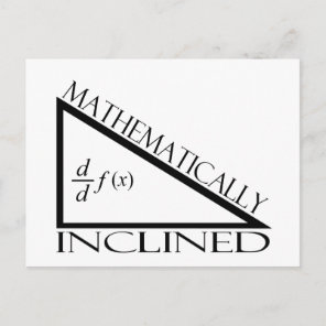 Mathematically Inclined Postcard