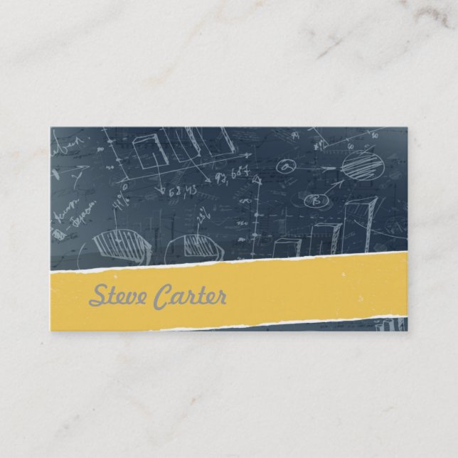 Mathematician Business Card / Formula / Science (Front)