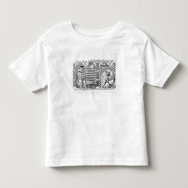Mathematician Monks: one teaching the Globe Toddler T-shirt (Front)