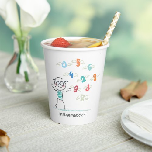 Mathematician Paper Cups