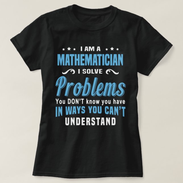 Mathematician T-Shirt (Design Front)