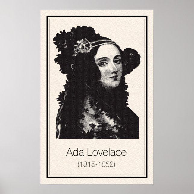 Mathematicians - Ada Lovelace Poster (Front)