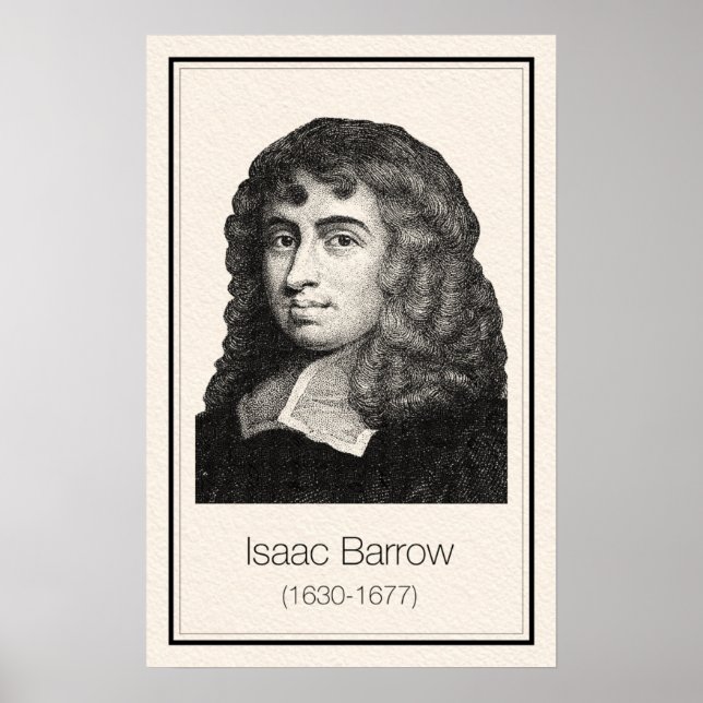 Mathematicians - Barrow Poster (Front)