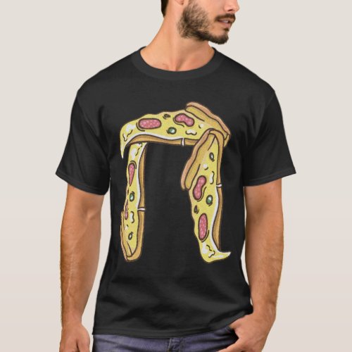 Mathematicians favorite number Pi Pizza T_Shirt
