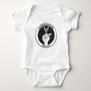 Mathematicians for All Baby One-piece Baby Bodysuit